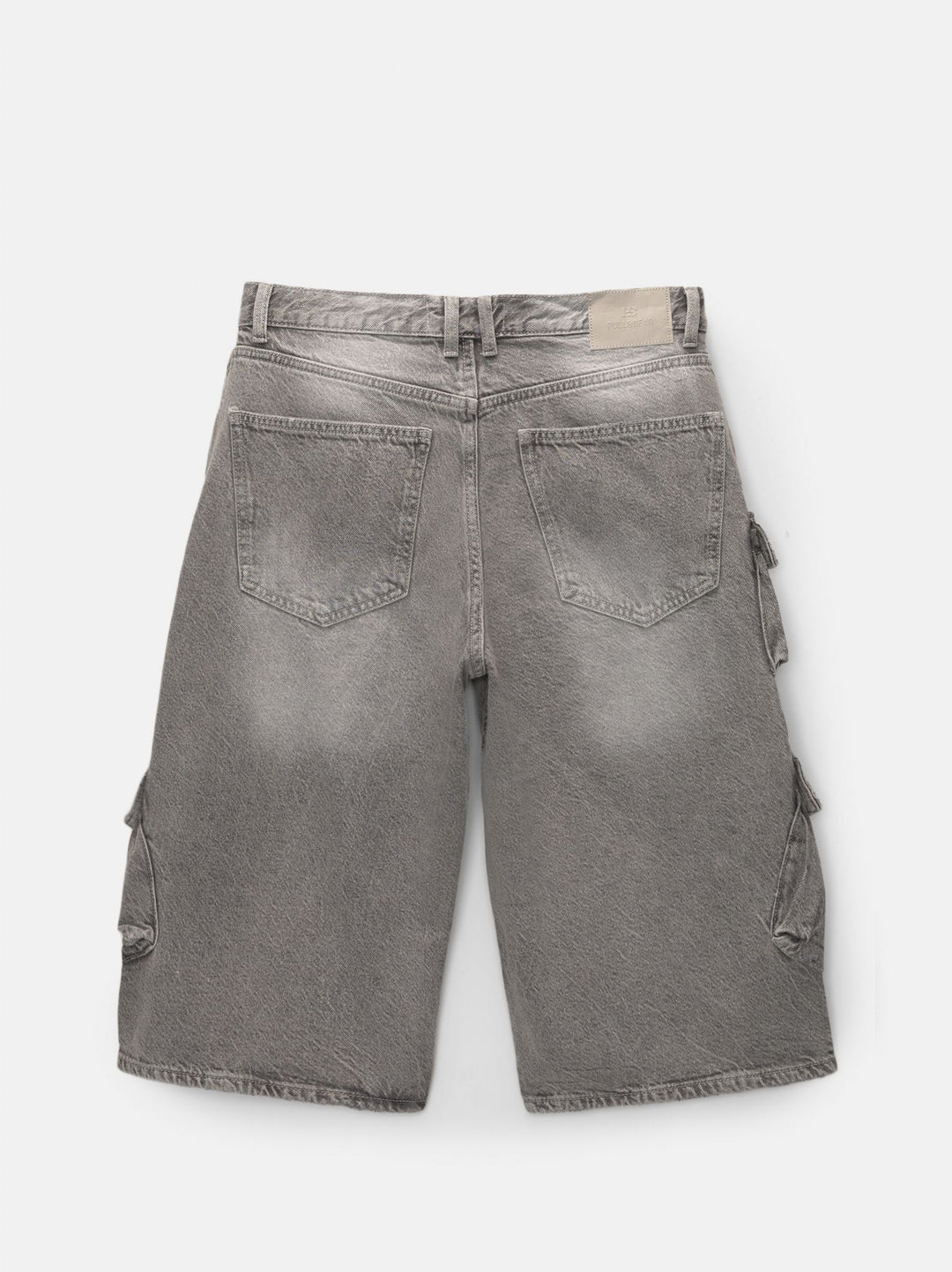 Moudda PULL & BEAR - Bermuda Cargo Longue Denim - Tunisie 3