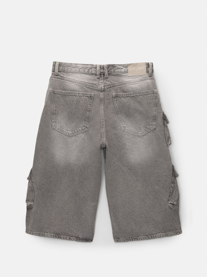 Moudda PULL & BEAR - Bermuda Cargo Longue Denim - Tunisie 3