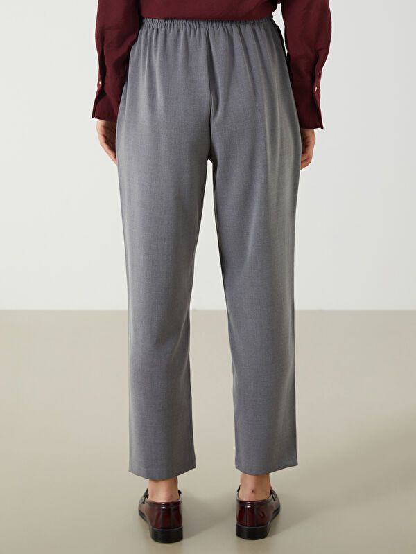 Moudda LC Waikiki - Pantalon tissé moyen Femme Mélange de gris - Tunisie 4