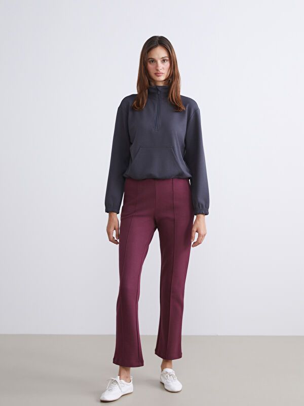 Moudda LC Waikiki - Pantalon jersey Femme Prune - Tunisie 1