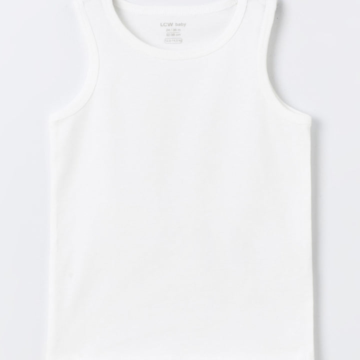 Moudda LC Waikiki - Débardeur en jersey Garçon Imprimé écru - Tunisie 4