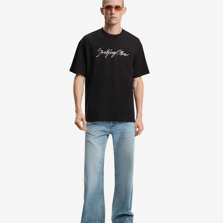 Moudda BERSHKA - T-Shirt Oversize - Transfert Imprimé Rose - Tunisie 1