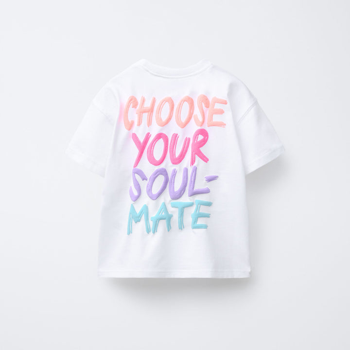 Moudda ZARA - T-Shirt Enfant - Texte Dos & Puff - Tunisie 2