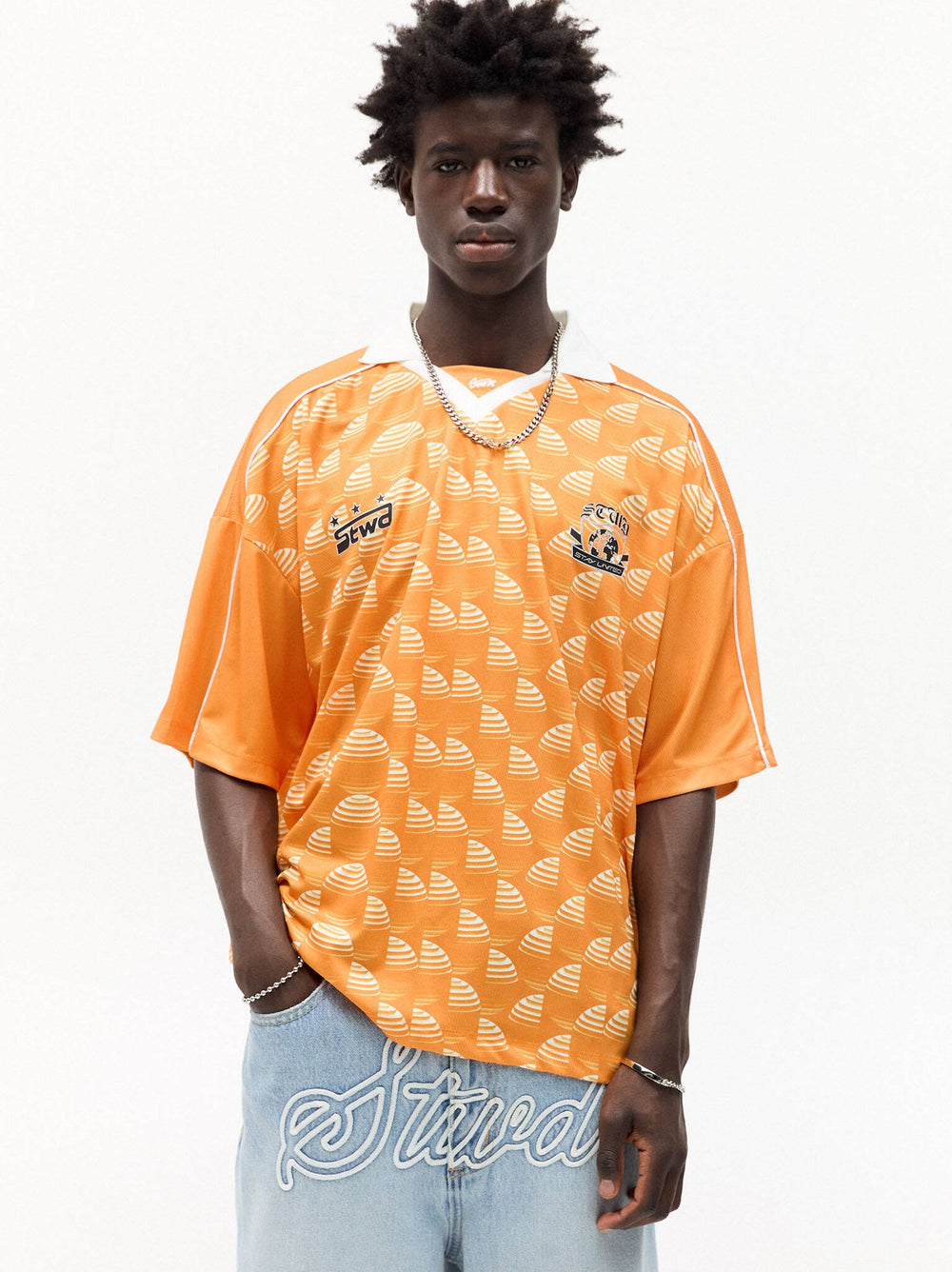 Moudda PULL & BEAR - T-Shirt - Football & Orange - Tunisie 2