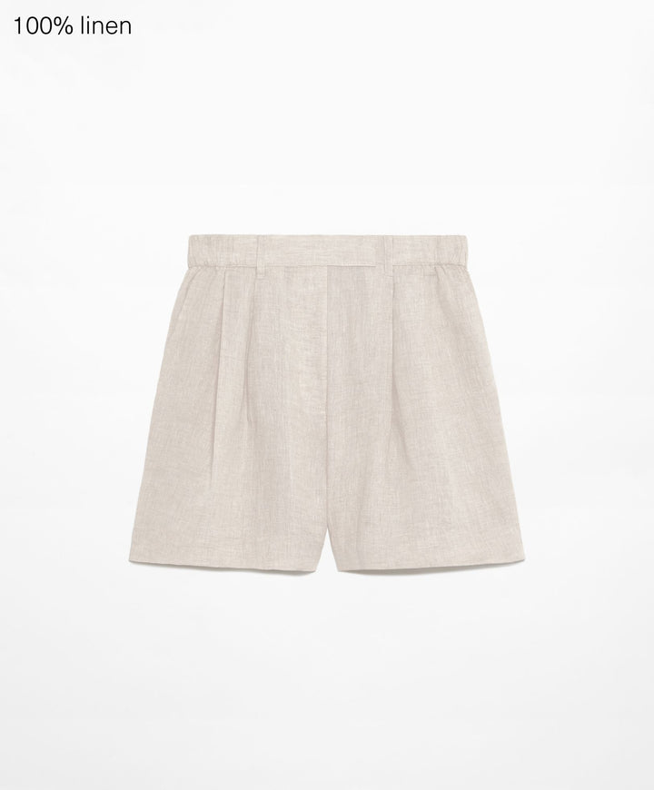 Moudda Oysho - Short 100% Lin Coupe Tailleur Taille Haute - Tunisie 2