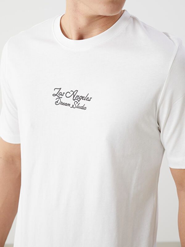 Moudda LC Waikiki - T-shirt en jersey imprimé à manches courtes pour Hommes - Tunisie 3