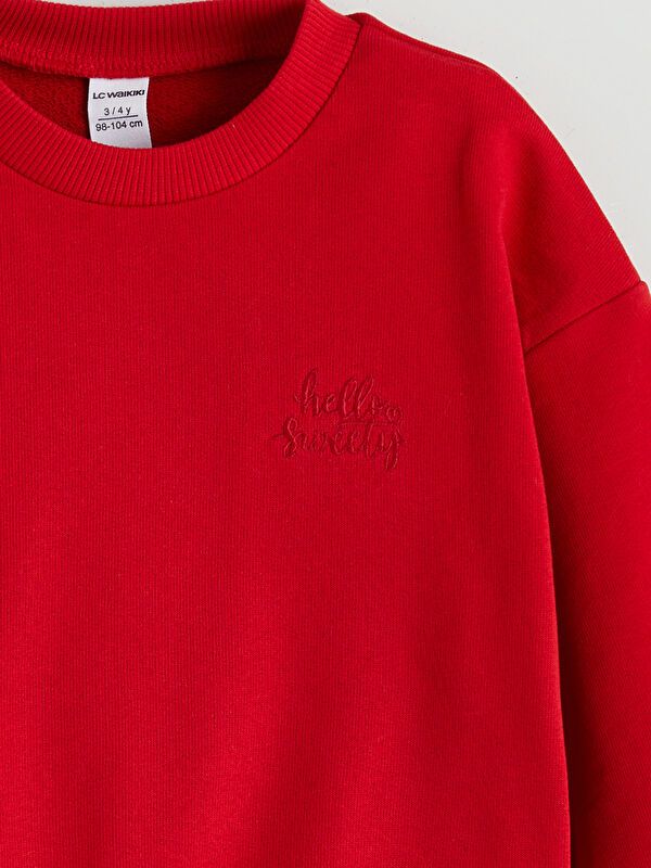 Moudda LC Waikiki - Sweatshirt en jersey Fille Rouge - Tunisie 3