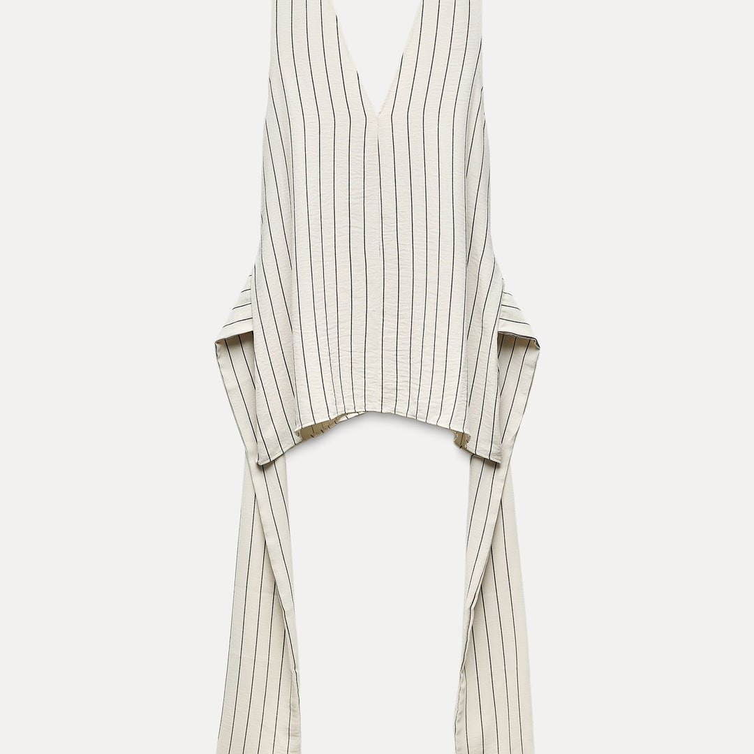 Moudda ZARA - Top rayé nœud - Tunisie 1