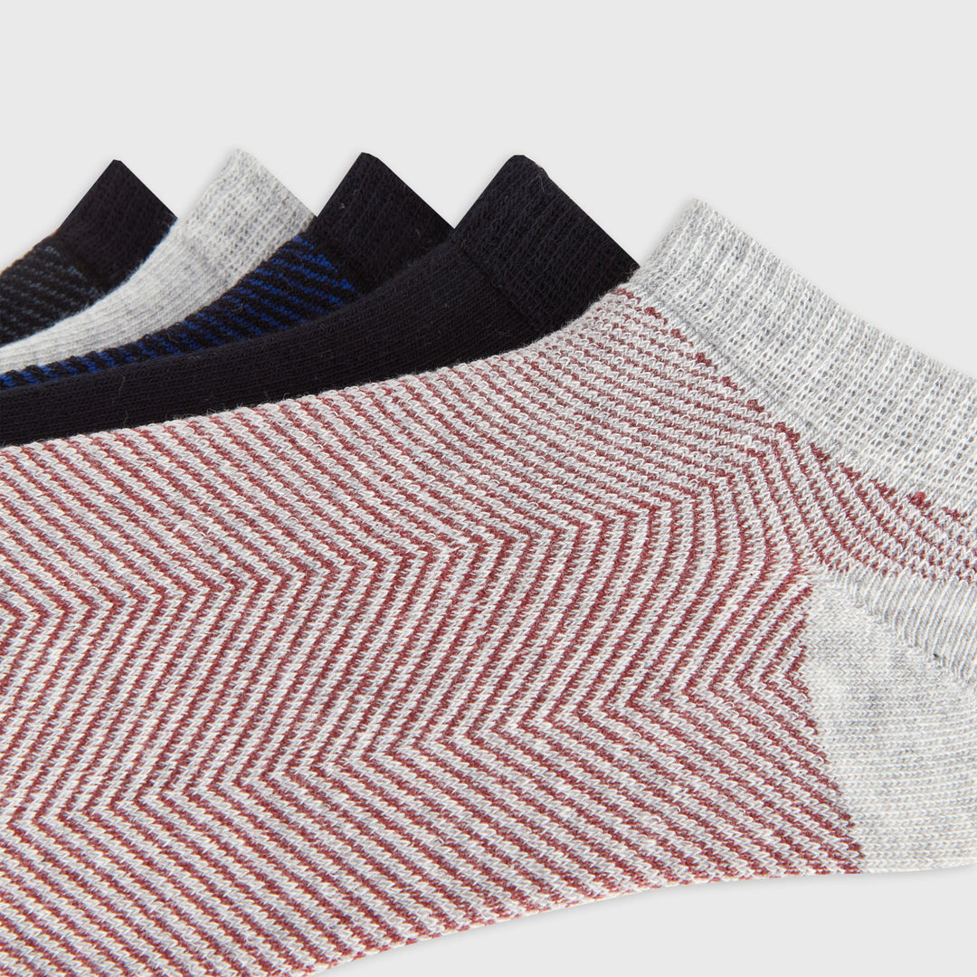 Moudda LC Waikiki - Chaussettes pour sneakers Homme Fil mélangé teint - Tunisie 3