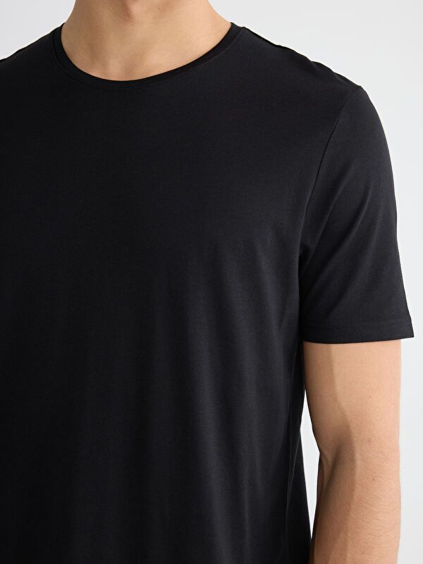 Moudda LC Waikiki - T-shirt basique col rond manches courtes en jersey - Tunisie 3