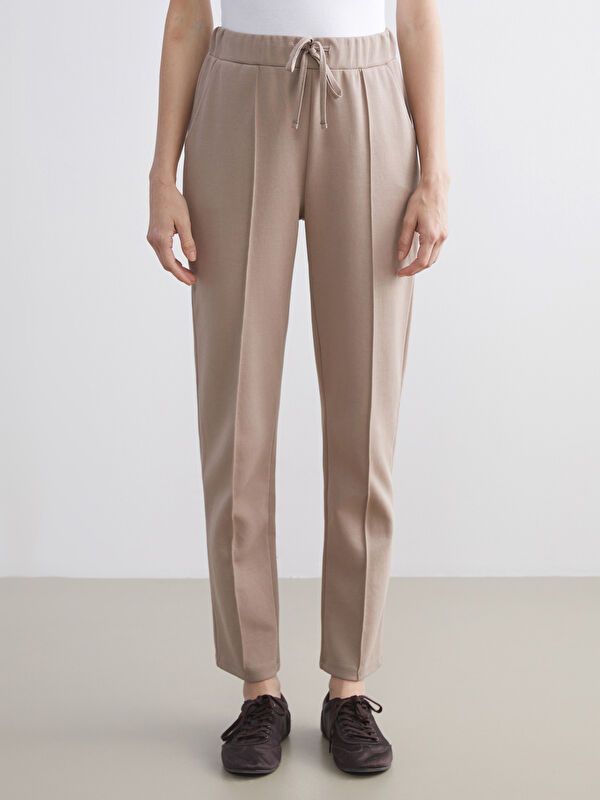 Moudda LC Waikiki - Pantalon jersey Femme Brun clair - Tunisie 2