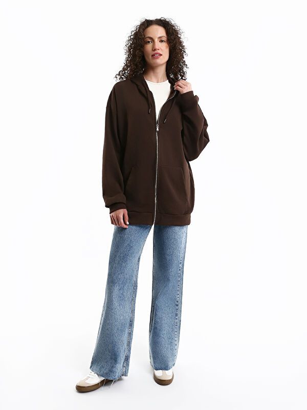 Moudda LC Waikiki - Pantalon tissé en denim Femme Bleu moyen - Tunisie 1