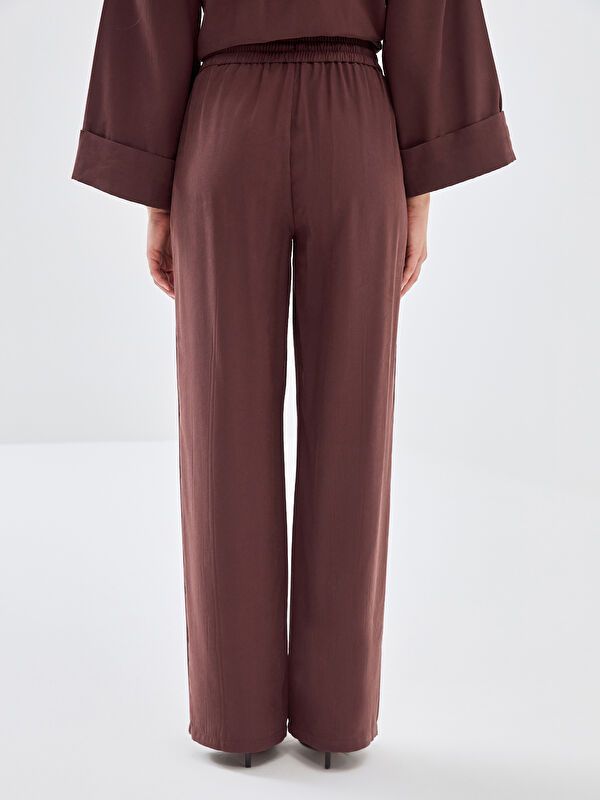 Moudda LC Waikiki - Pantalon tissé moyen Femme Brun clair - Tunisie 4