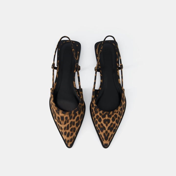 Moudda BERSHKA - Chaussures ballerines bout pointu imprimé animal - Tunisie 2