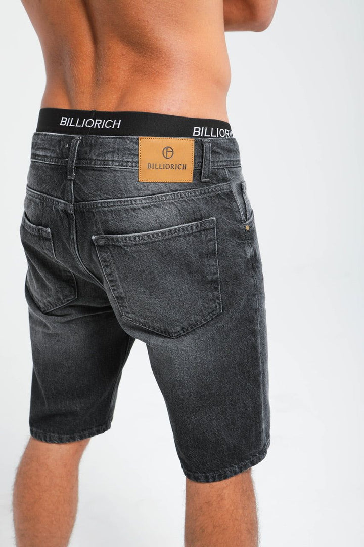 Moudda Billiorich - Short en Jean Homme - Coupe Droite - 3
