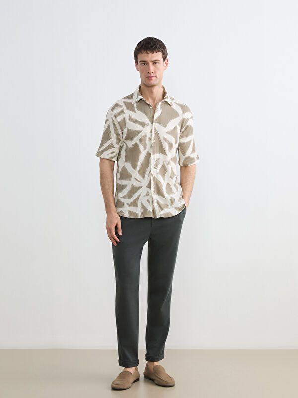 Moudda LC Waikiki - Chemise imprimée manches courtes en tissu pour Homme - Tunisie 2