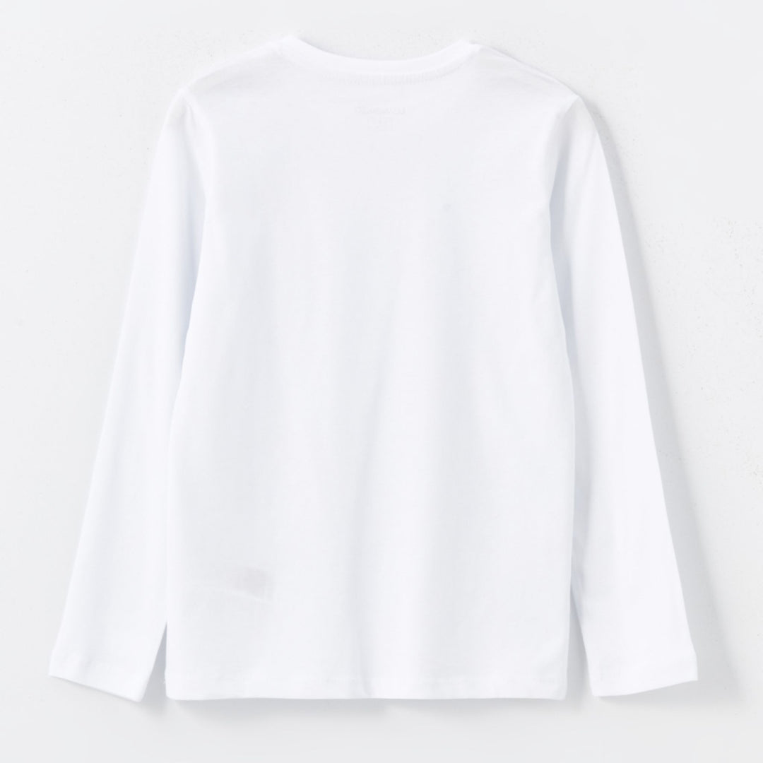 Moudda LC Waikiki - Débardeur sous-vêtement jersey manches longues Garçon Blanc brillant - Tunisie 2