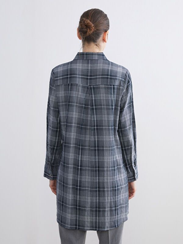 Moudda LC Waikiki - Tunique à manches longues Femme À carreaux noirs - Tunisie 4