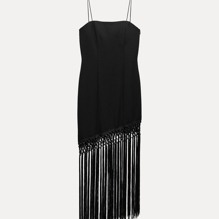 Moudda ZARA - Robe épaules dénudées fantaisie franges ourlet - Tunisie 2