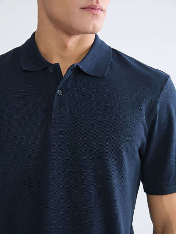 Moudda LC Waikiki - T-shirt col polo basique manches courtes en jersey pour Homme - Tunisie 3