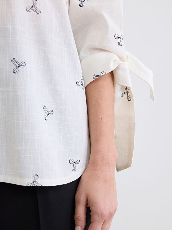 Moudda LC Waikiki - Chemise imprimée manches longues en tissu pour Femme - Tunisie 4