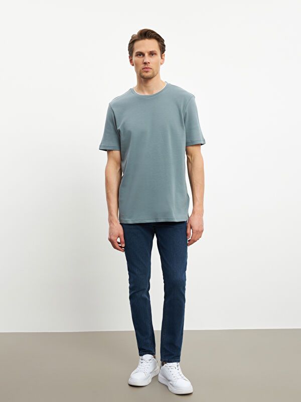 Moudda LC Waikiki - T-shirt basique col rond manches courtes en jersey pour Homme - Tunisie 2