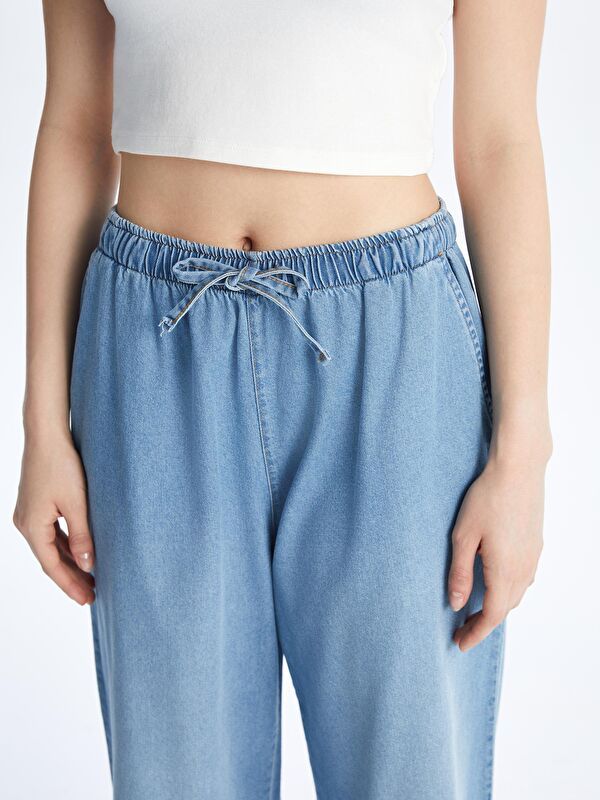 Moudda LC Waikiki - pantalon tissé en jean pour Femmes - Tunisie 3