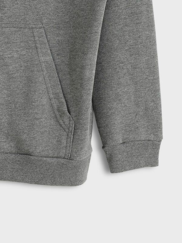 Moudda LC Waikiki - Cardigan basique en jersey Garçon Mélange de gris - Tunisie 3