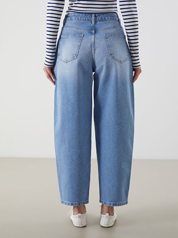 Moudda LC Waikiki - pantalon tissé en jean pour Femmes - Tunisie 4