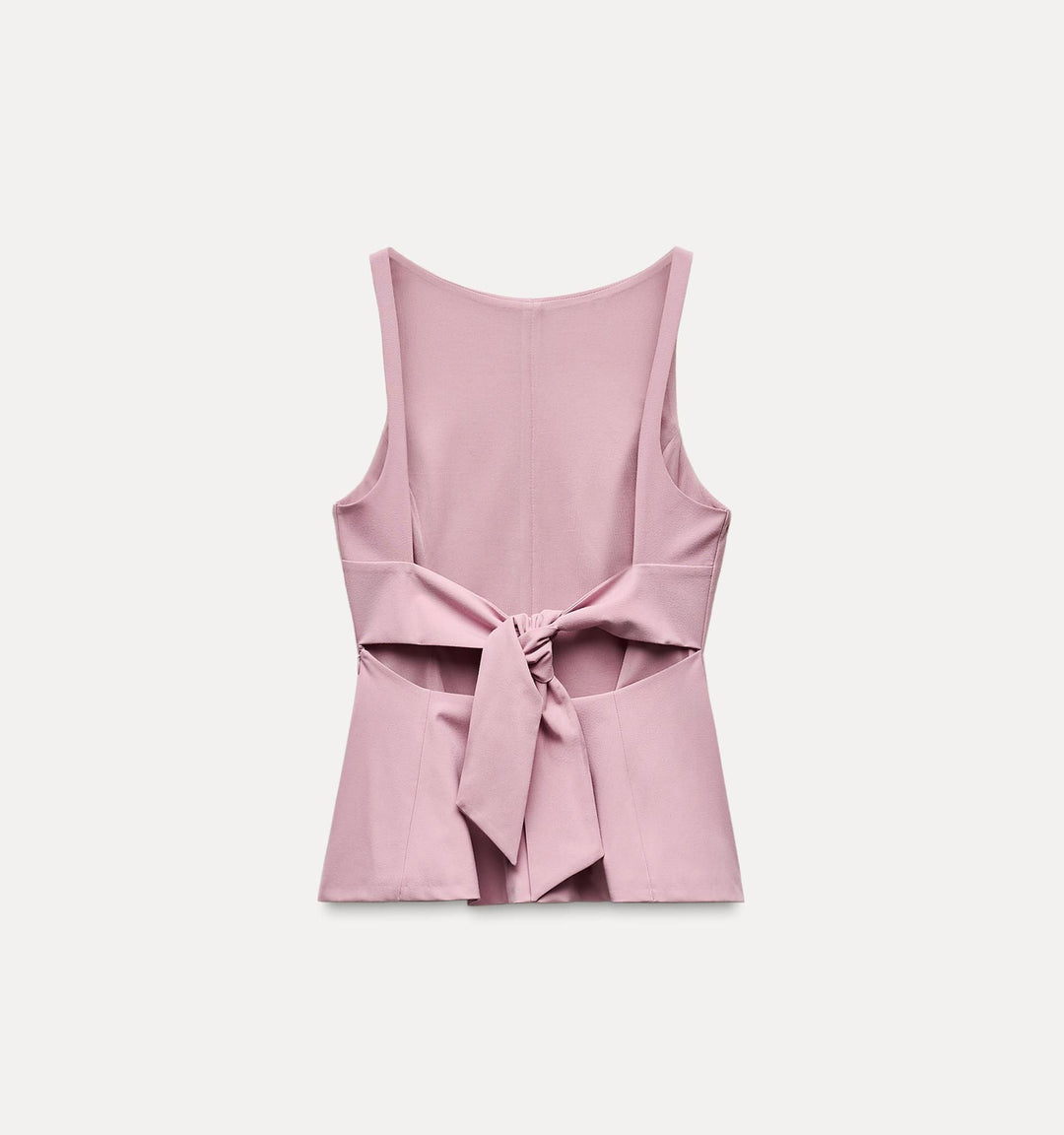 Moudda ZARA - Top Polyviscose Peplum - Nœud Dos - Tunisie 2