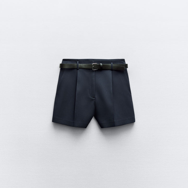Moudda ZARA - Short à ceinture boucle carrée argentée - Tunisie 2