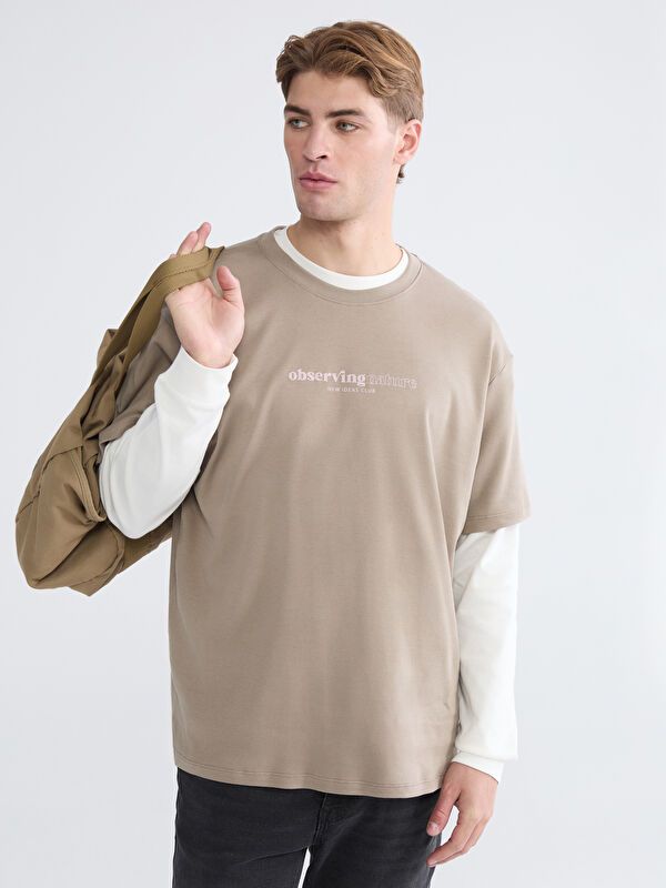 Moudda LC Waikiki - T-shirt imprimé manches courtes en jersey - Tunisie 1