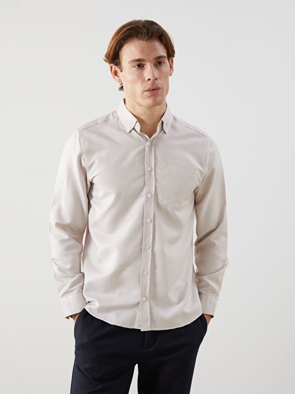 Moudda LC Waikiki - Chemise tissée à manches longues pour Hommes - Tunisie 1