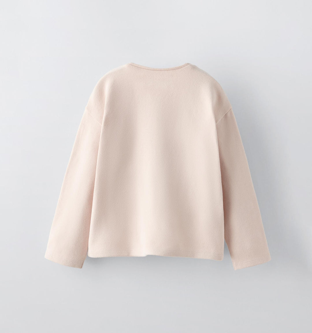 Moudda ZARA - Sweat à capuche enfant varsity, mini-fleurs en velours - Tunisie 3