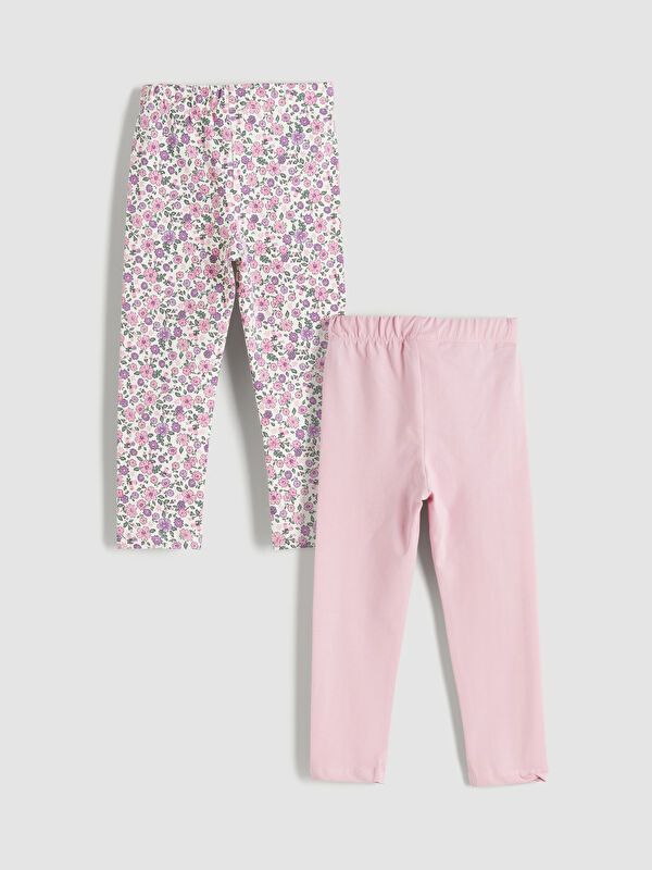 Moudda LC Waikiki - Pack jersey stretch Fille Imprimé rose - Tunisie 1