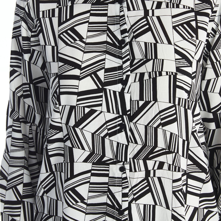 Moudda LC Waikiki - Chemise tissée imprimée manches longues Femme Imprimé blanc - Tunisie 4