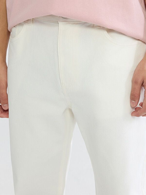 Moudda LC Waikiki - Jean basique en denim pour Homme couleur Rodeo blanc - Tunisie 3