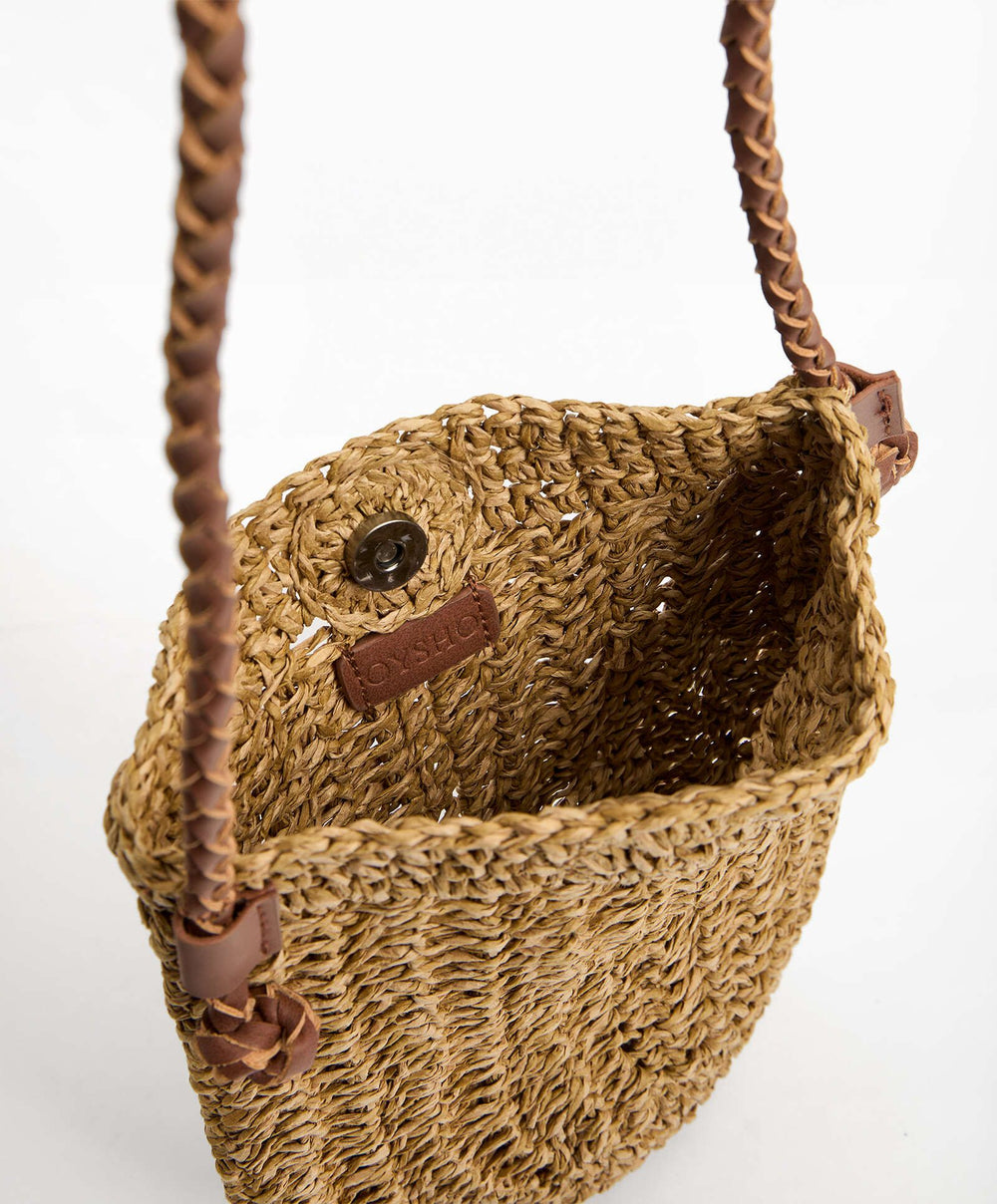 Moudda Oysho - Petit Sac Porte-Téléphone avec Anse Tressée - Tunisie 2