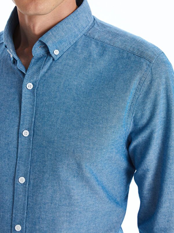 Moudda LC Waikiki - Chemise tissée à manches longues pour Hommes - Tunisie 3