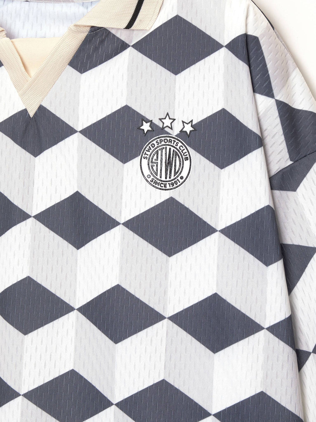 Moudda PULL & BEAR - T-Shirt Football Demi-Manches Géométrique STWD - Tunisie 3