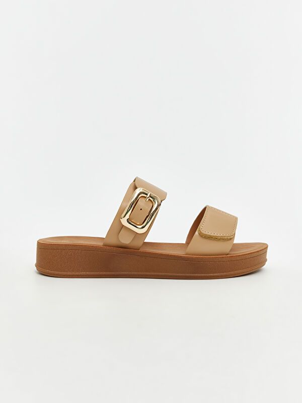 Moudda LC Waikiki - Pantoufles Femme Beige - Tunisie 2