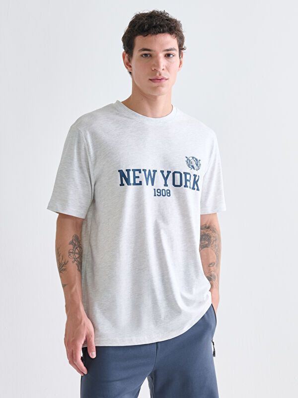 Moudda LC Waikiki - T-shirt imprimé manches courtes en jersey pour Homme - Tunisie 1