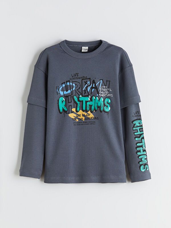 Moudda LC Waikiki - T-shirt en jersey à manches longues pour Garçons - Tunisie 1