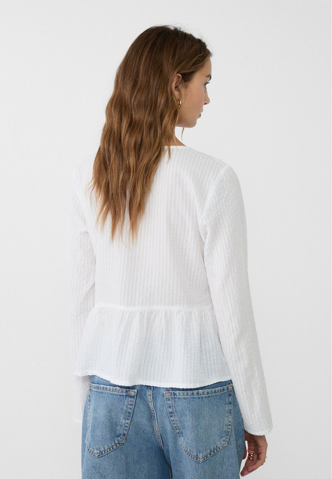 Moudda STRADIVARIUS - Blouse à Rayures avec Nœuds - Tunisie 5