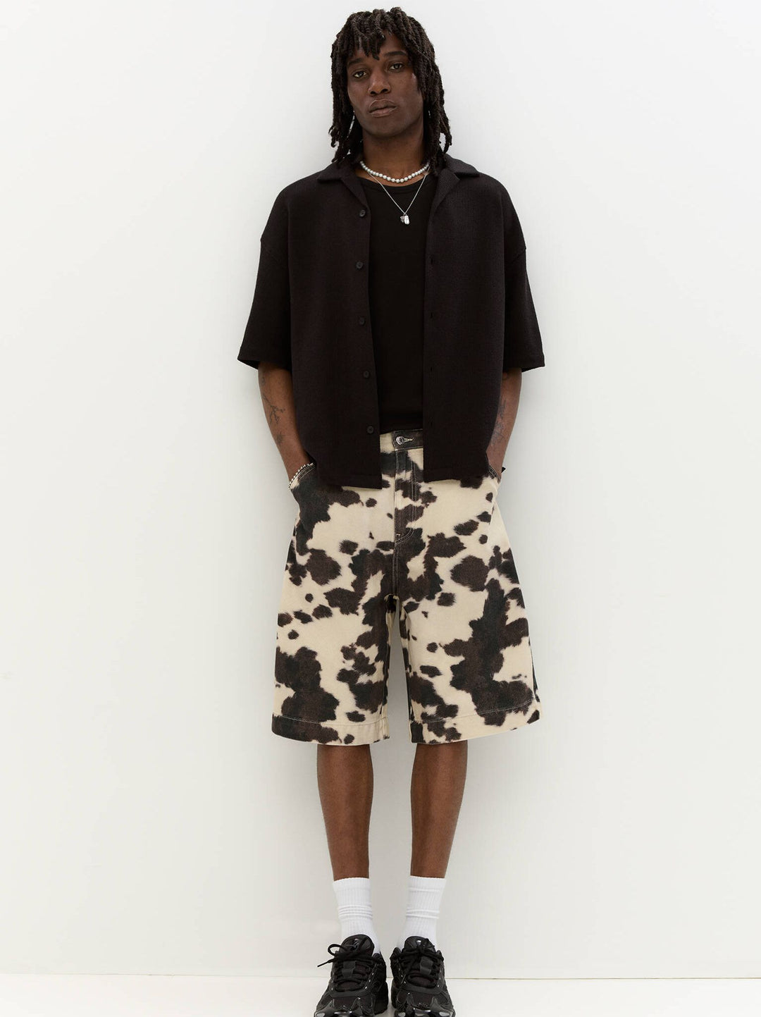 Moudda PULL & BEAR - Bermuda - Imprimé Vache - Tunisie 2