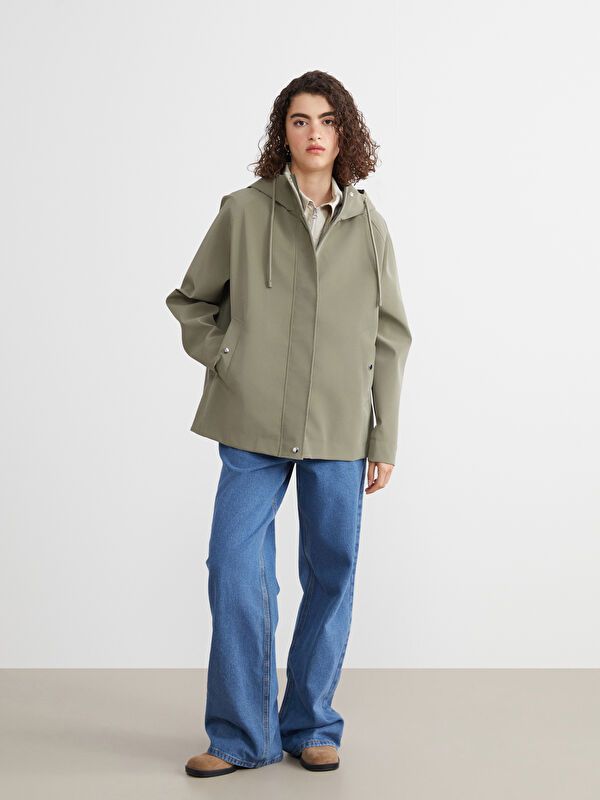 Moudda LC Waikiki - Imperméable Femme Kaki clair - Tunisie 2