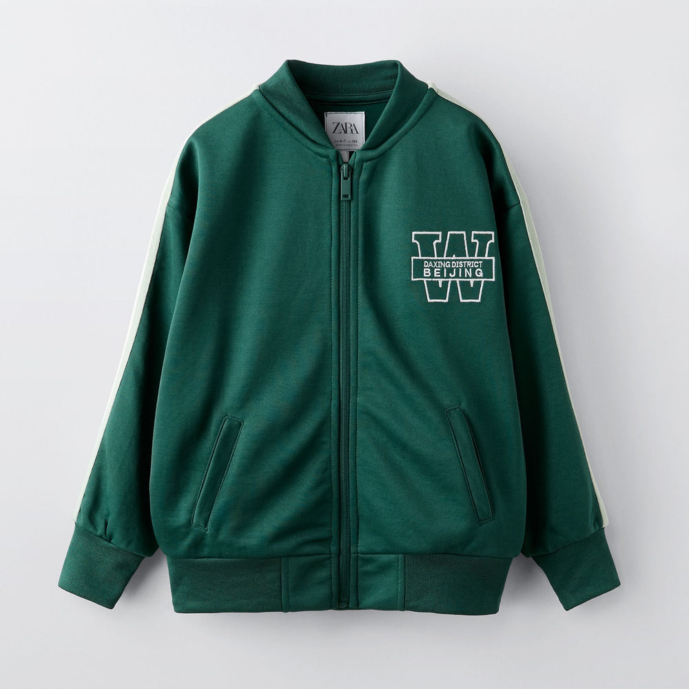 Moudda ZARA - Veste bomber jogging, bande latérale et broderie - Tunisie 2