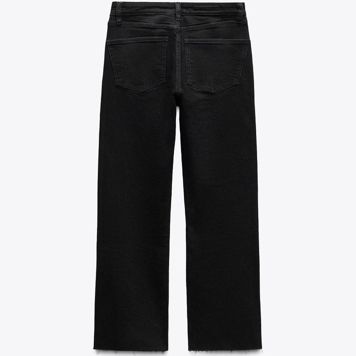 Moudda ZARA - Pantalon Flare Cropped - 5 Poches & Taille Haute - Tunisie 2