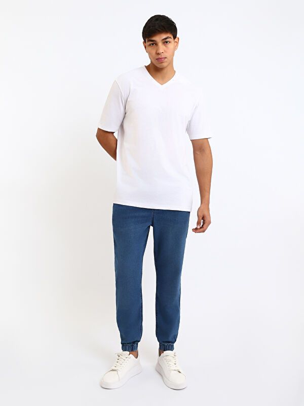 Moudda LC Waikiki - T-shirt col V manches courtes en jersey pour Homme - Tunisie 2
