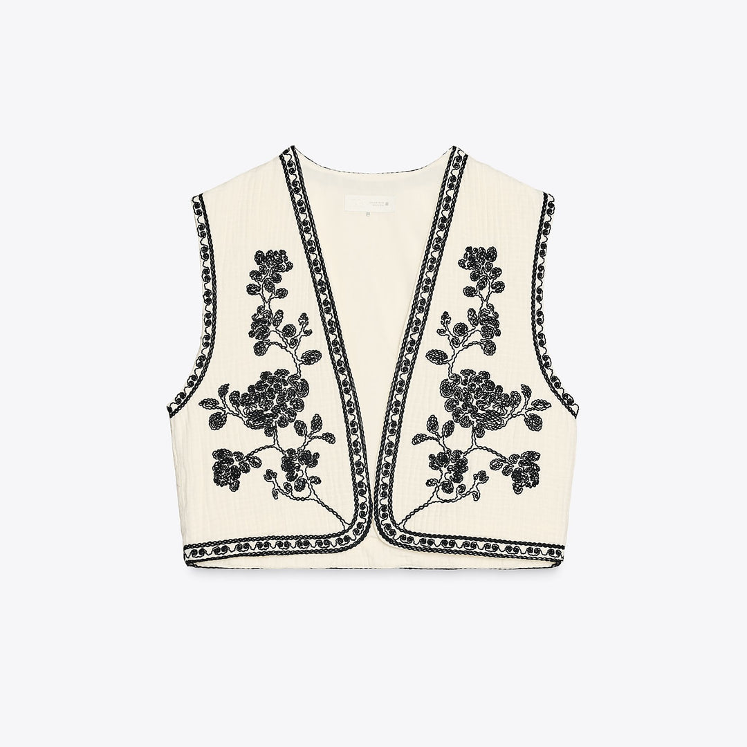 Moudda ZARA - Gilet - Broderies - Tunisie 1